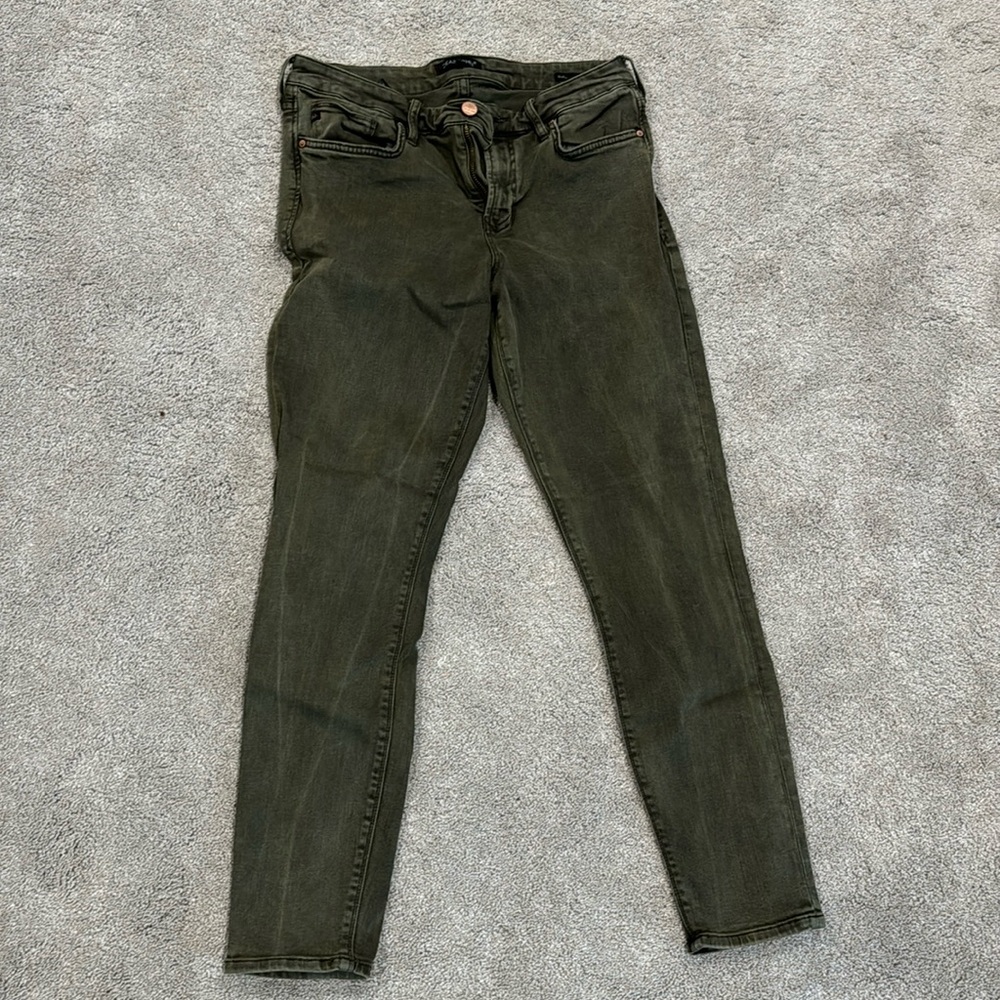 Dear John Gisele green skinny jeans